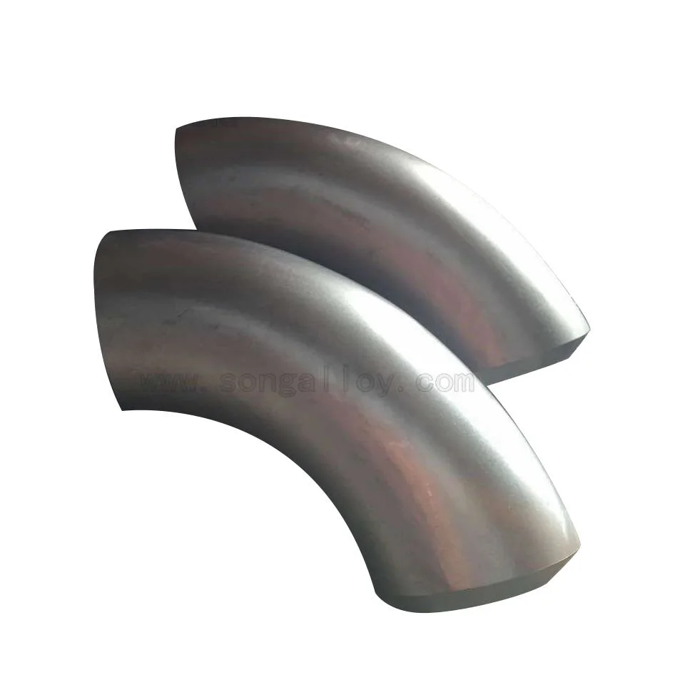 ASTM B363 Pipe Fitting Titanium Elbows with B16.5 Flanges
