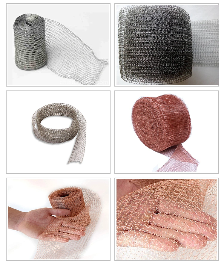 Titanium Knitted Wire Mesh for Demister Pad Filter