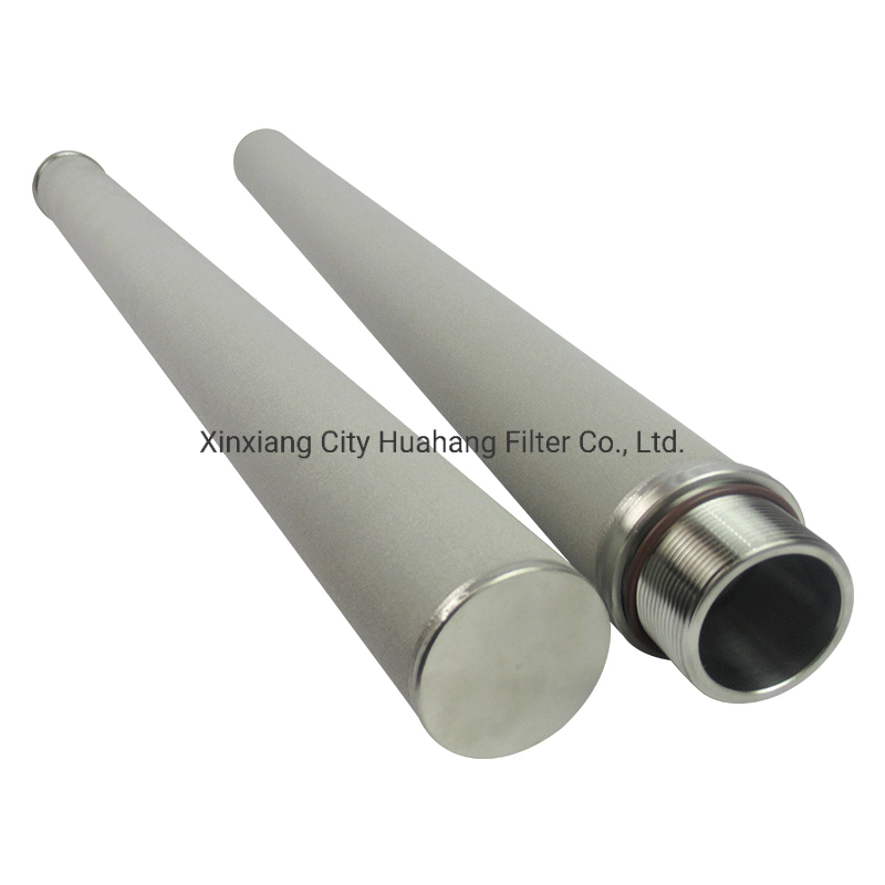 Porous sintered stainless steel filter /titanium powder sintered filter for wine filter cartridge
