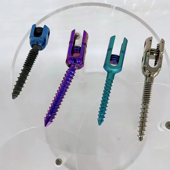Orthopedic Implant Titanium Mesh Pedicle Screw Surgical Spinal Internal ...